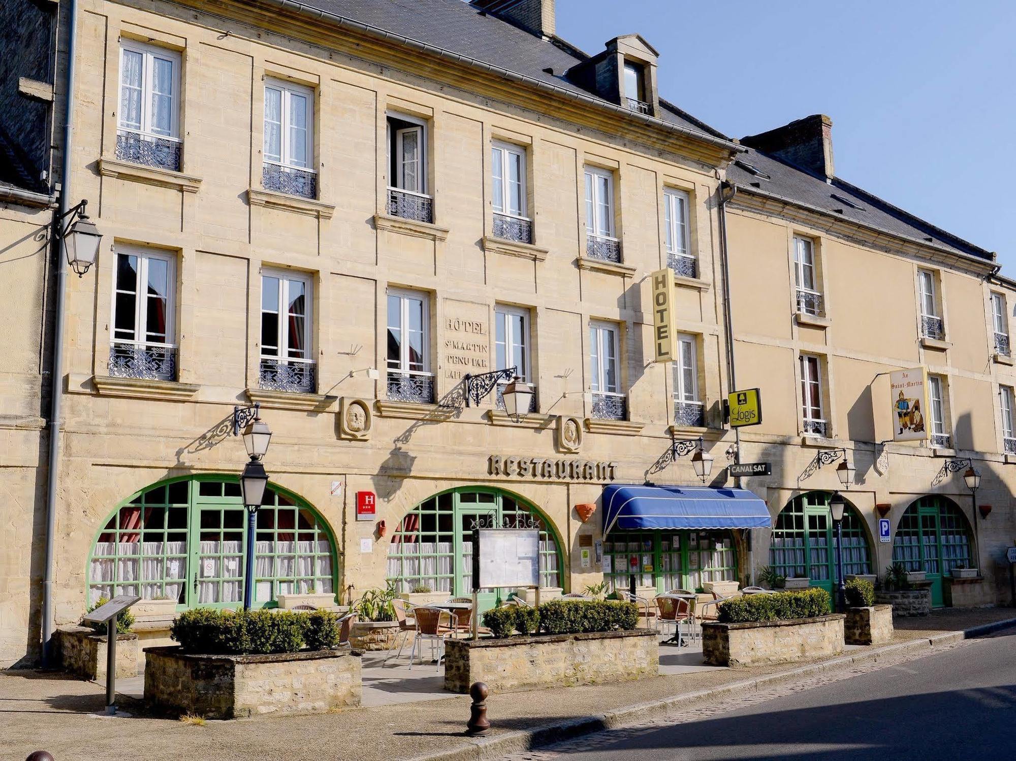 Hostellerie Saint Martin- Logis Hotel Et Restaurant Creully sur Seulles Exteriör bild
